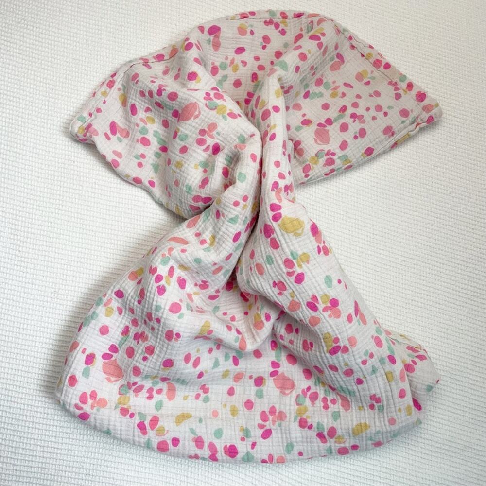 Oh Joy! Baby Blanket Muslin Swaddle 47"x47" polka dots